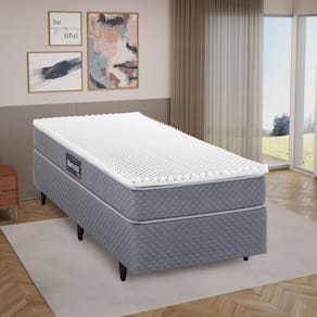 Manta Perfilada Espuma D33 188x78x5 Cm Herval Branco