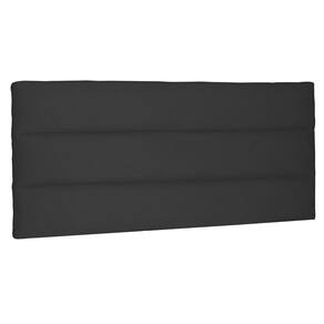 Cabeceira Painel Estofada Box Casal King 195cm Suede Preto