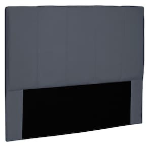 Cabeceira Estofada Cama Box Casal Ravenna 140cm Suede Cinza