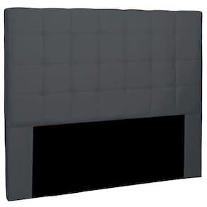 Cabeceira Estofada Box Casal Queen Size 160cm Suede Cinza