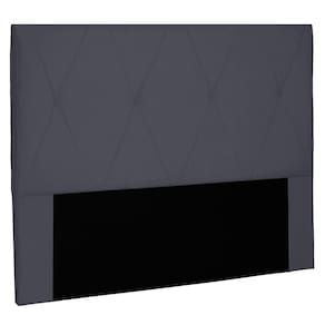 Cabeceira Estofada Cama Box Casal 140cm Suede Cinza