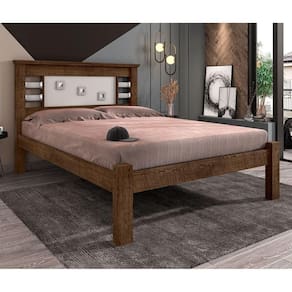 Cama De Casal Faric Malbec Off White