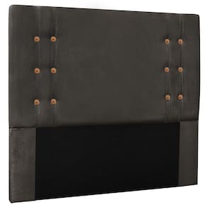 Cabeceira Estofada Box Casal Monreale 140cm Suede Cinza