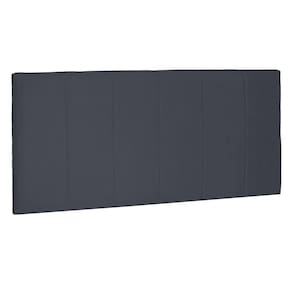 Cabeceira Painel Estofada Box Casal Ravenna 140cm Cinza