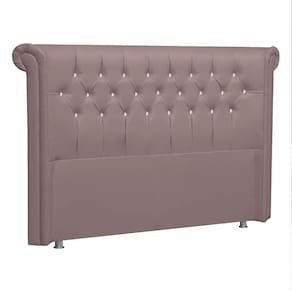 Cabeceira Casal Brescia P04 140 Cm Suede Rosê Tca 949