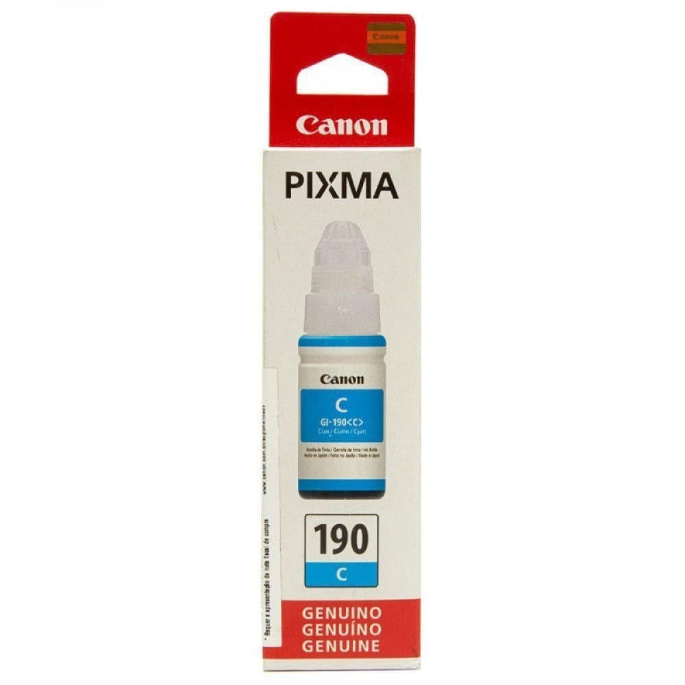 Refil De Tinta Pixma Gi-190 Canon Ciano