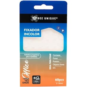 Fixador Incolor Dupla Face 10 mm Bee Unique - DF-PI0001
