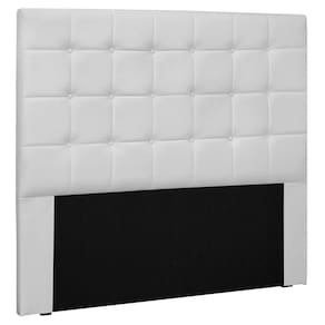 Cabeceira Estofada Cama Box Casal Queen Size 160cm Branco