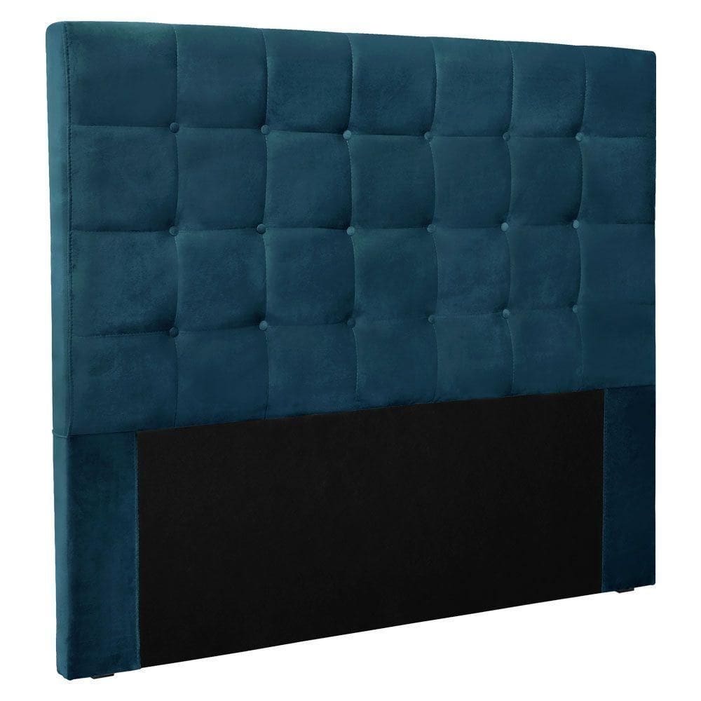 Cabeceira King 1,95m Verona Veludo Azul Marinho