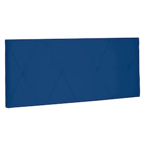 Cabeceira Estofada Box Casal Queen 160cm Azul Marinho