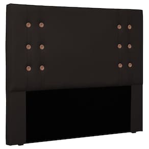 Cabeceira Estofada Cama Box Casal Monreale 140cm Marrom