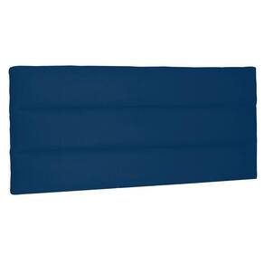 Cabeceira Estofada Box Casal Queen 160cm Azul Marinho