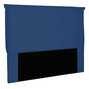 Cabeceira Estofada Box Casal Queen Size 160cm Azul Marinho