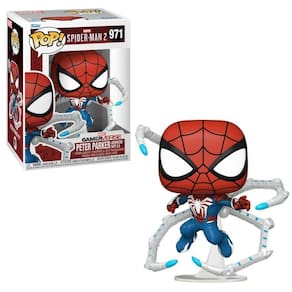 Boneco Funko Pop Games Spiderman 2 Peter Parker Adv Suit 2.0