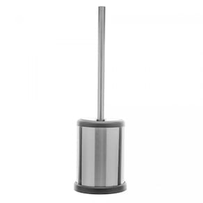 Escova Sanitária Inox Com Suporte Vassourinha De Limpeza Para Privada Vaso Sanitário