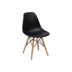 Cadeiras Charles Eames Wood Dkr Eiffe Preto