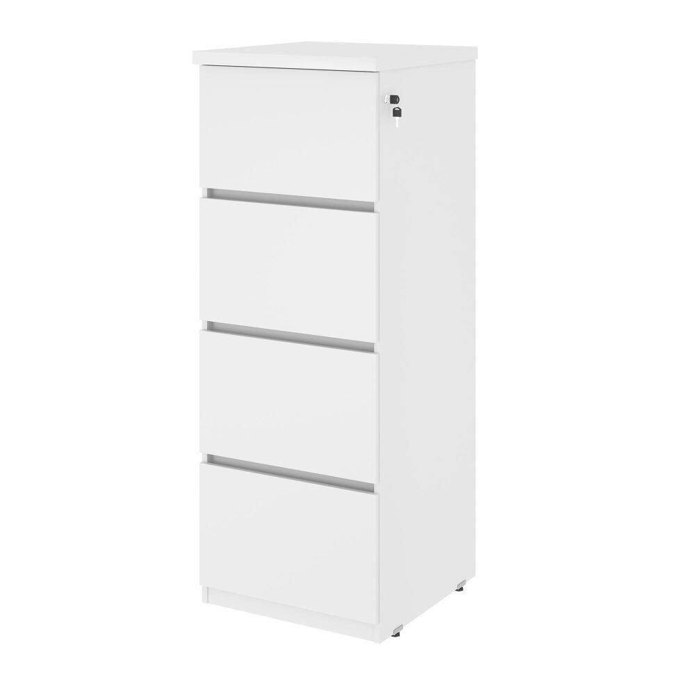 Armario Com 4 Gavetas Larissa Branco