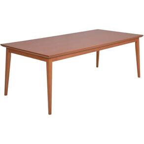 Mesa Jantar Califórnia Amêndoa 200x100 De Madeira Amêndoa