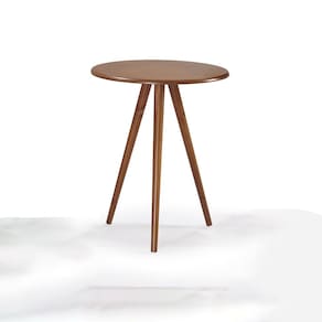 Mesa de Apoio Média Tripé Pé Palito Hannover - Imbuia Glazer