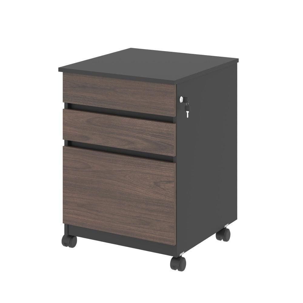 Arquivo Com 3 Gavetas Medina Freijo Preto