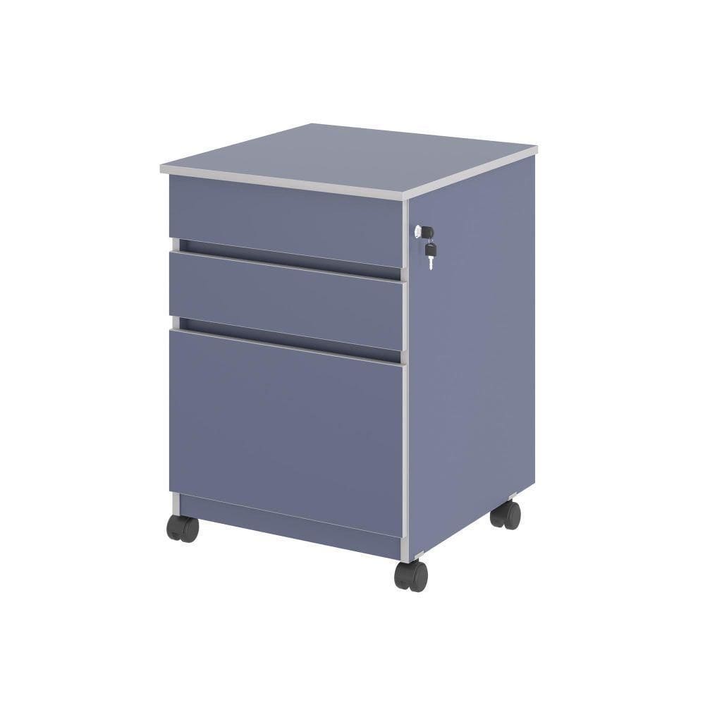 Gaveteiro Com 3 Gavetas Nora Azul