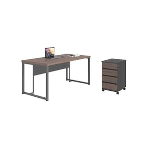 Jogo Arquivo E Mesa Ampli Freijo Preto