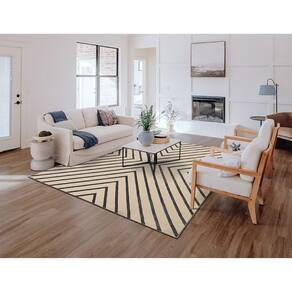 Tapete 100x150cm Lyre Supreme Tapetes São Carlos Chevron Carbon