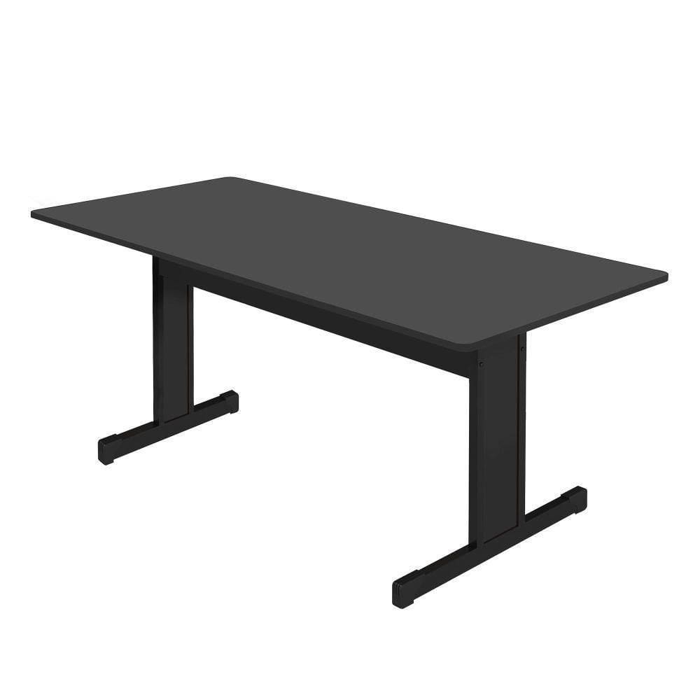 Mesa Para Escritório 2000 Retan Preto Onix