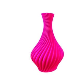 Vaso Plantas Modelo Espiral Rosa - Jarro Decoração 15Cm