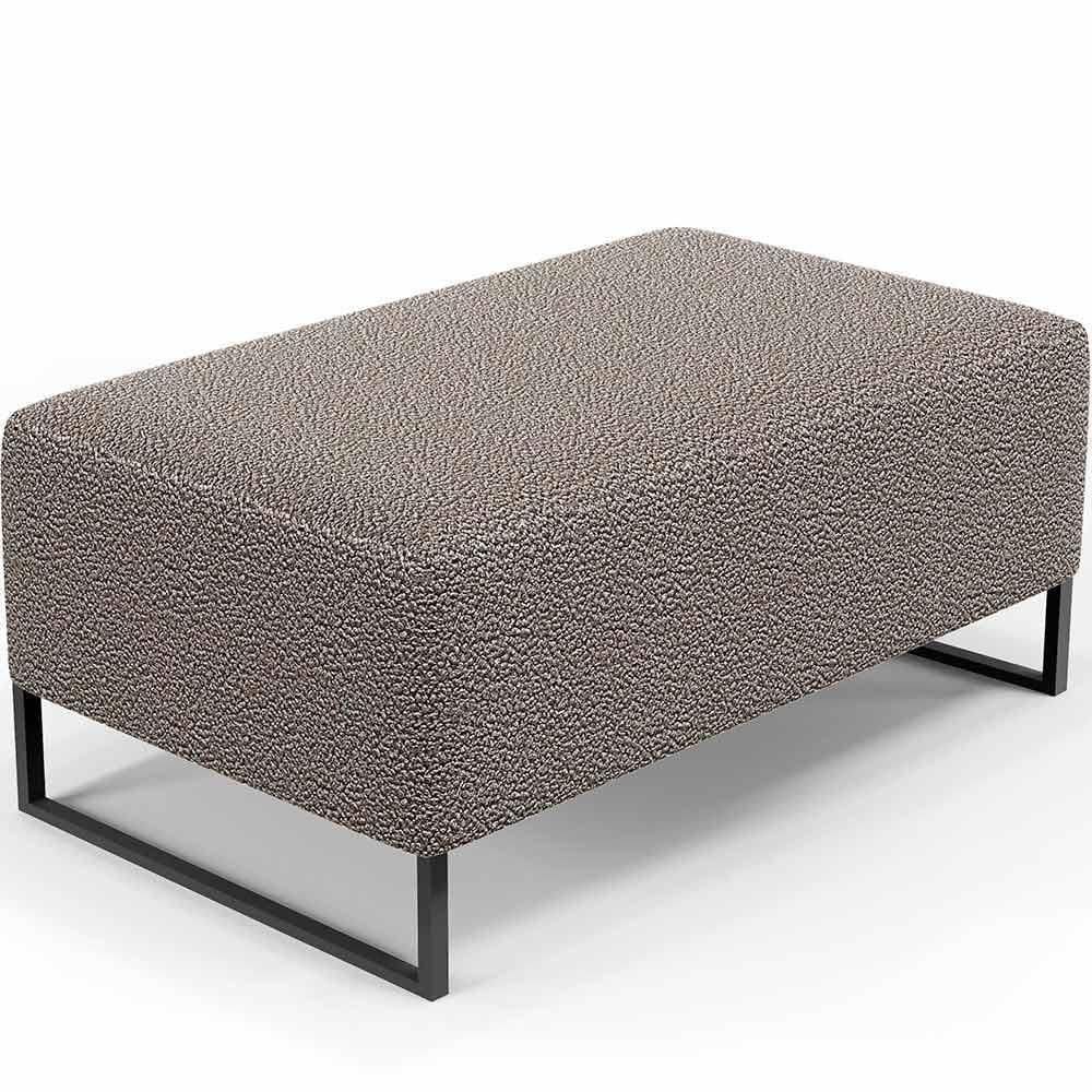 Puff Decorativo Cléo 90Cm W01 Bouclê Bege