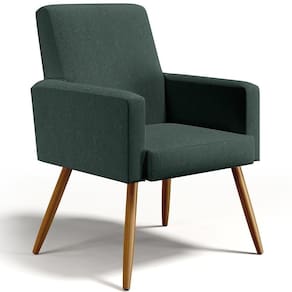 Poltrona Maria Linho Verde Musgo