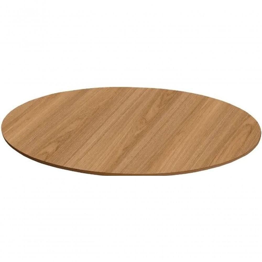 Tampo Em Mdf 18mm Redondo 70 Cm - Freijó Cor Marrom