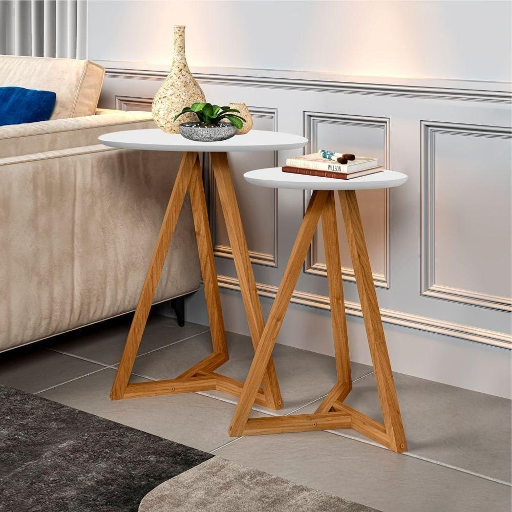 Mezinhas Laterais Fulham Branco Nature