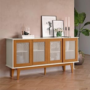 Buffet Sevilha 4 Portas Off White Nature
