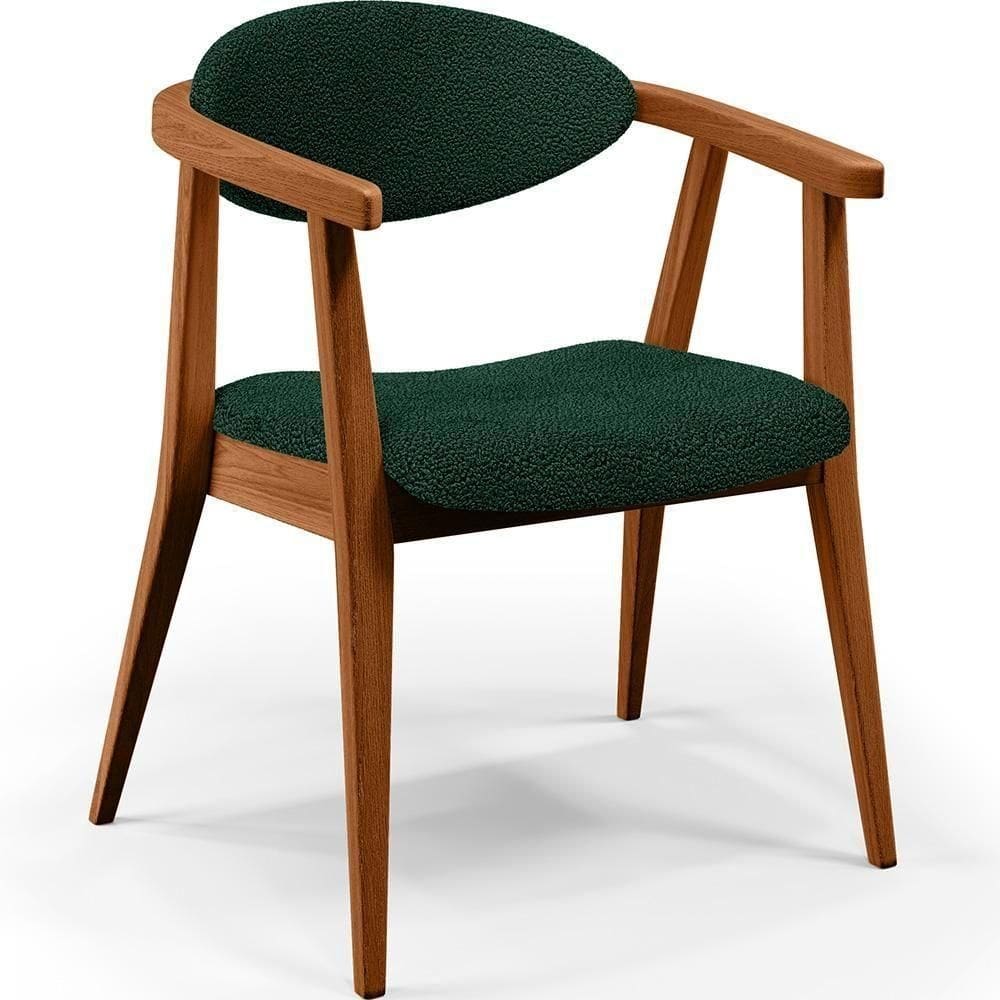 Poltrona Cecília Bouclê Verde