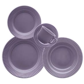 Aparelho De Jantar /Cha 30Pcs - Tb - Roxo - Au30-5465