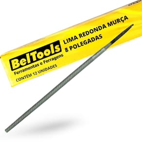 Kit C/ 12 Lima Redonda Murça 8 Pol Beltools