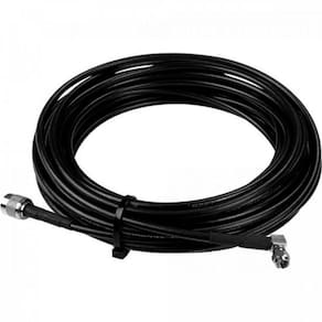 Cabo Coaxial P/ Celular De Mesa 10M Rgc58 Cf-210 Preto Aquar