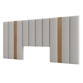 Cabeceira Para Cama Box Casal 275Cm Dalla D01 Freijó