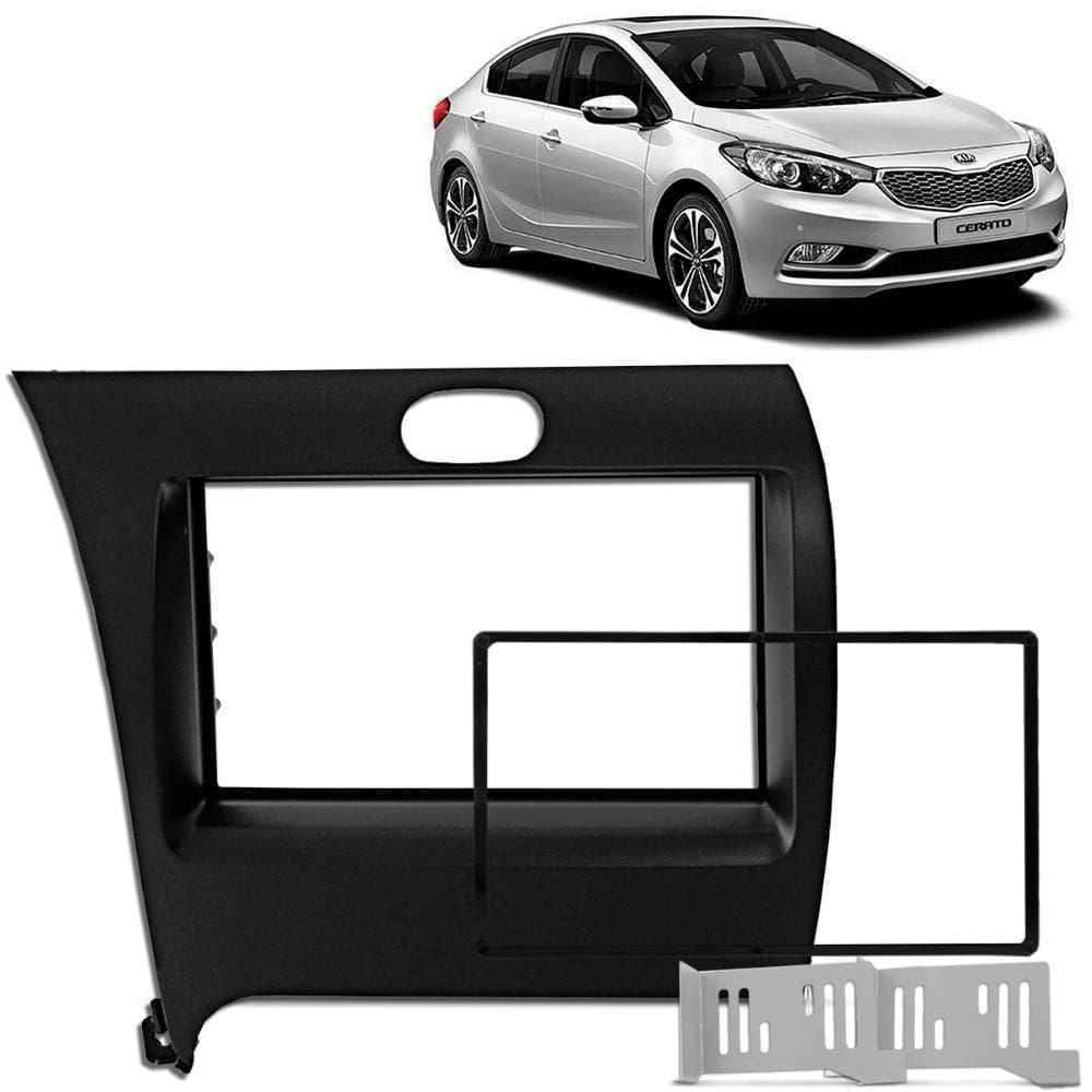 Moldura 2 Din Cerato 2013 2015 Pto Padrão Japonês e Chinês