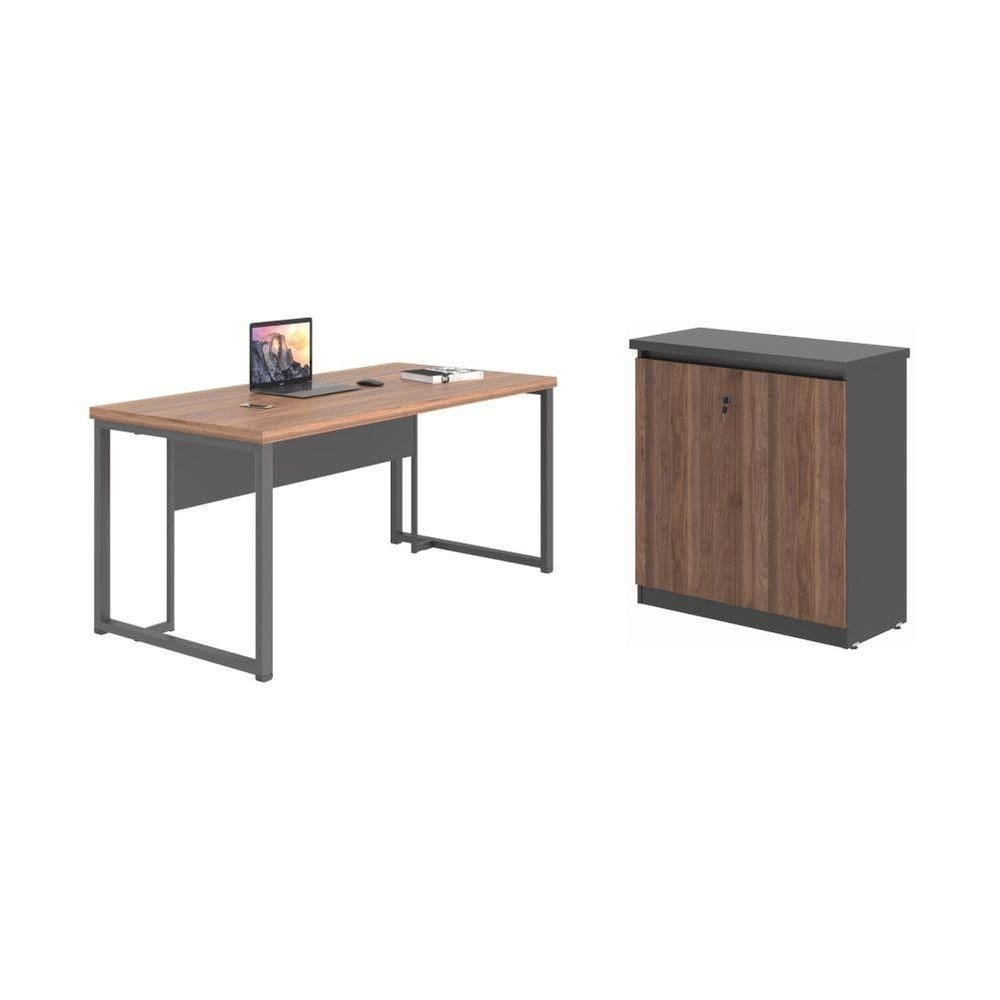 Conjunto De Escritório Alana Noce Preto