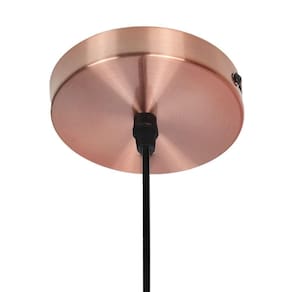 Conjunto Para Pendente Kit Base + Soquete E27 Bivolt Cobre