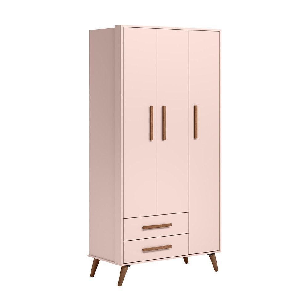 Guarda Roupa Retro Adrano Rosa