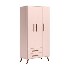 Guarda Roupa Retro Adrano Rosa