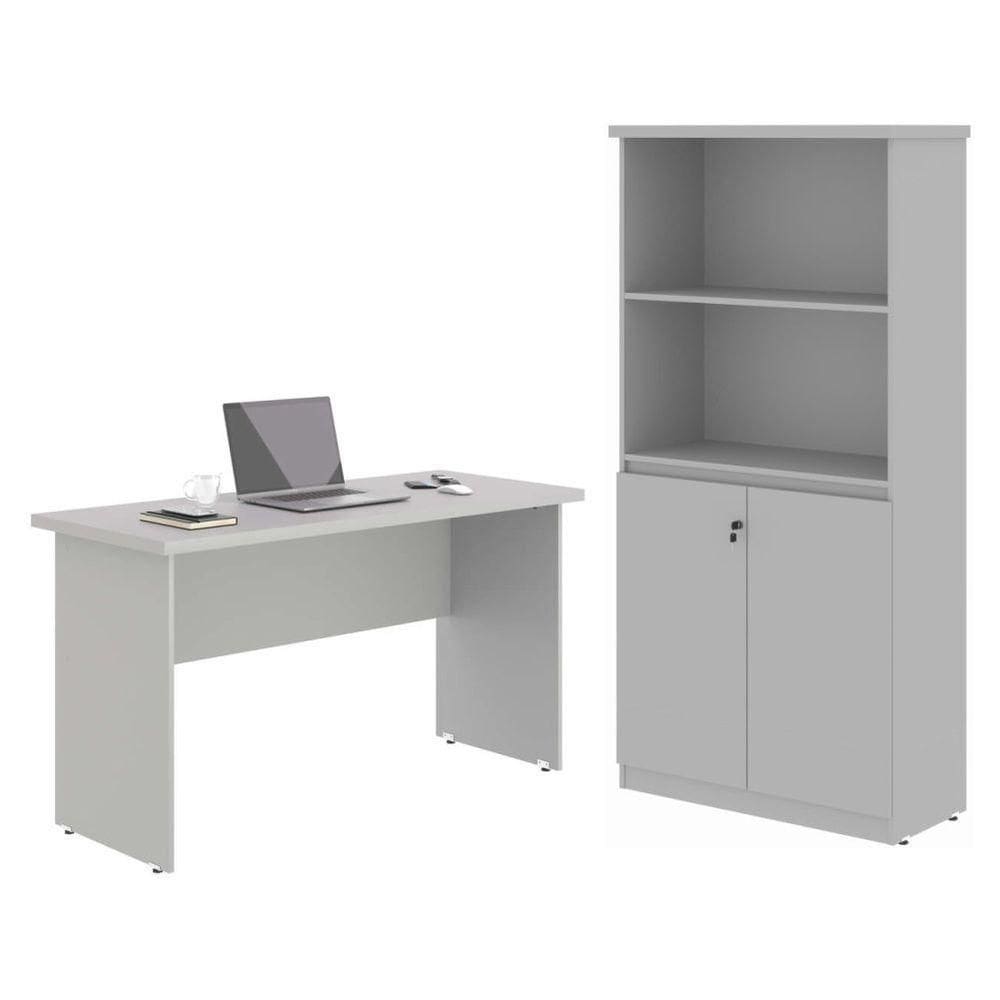 Jogo De Escritorio Itália Cinza