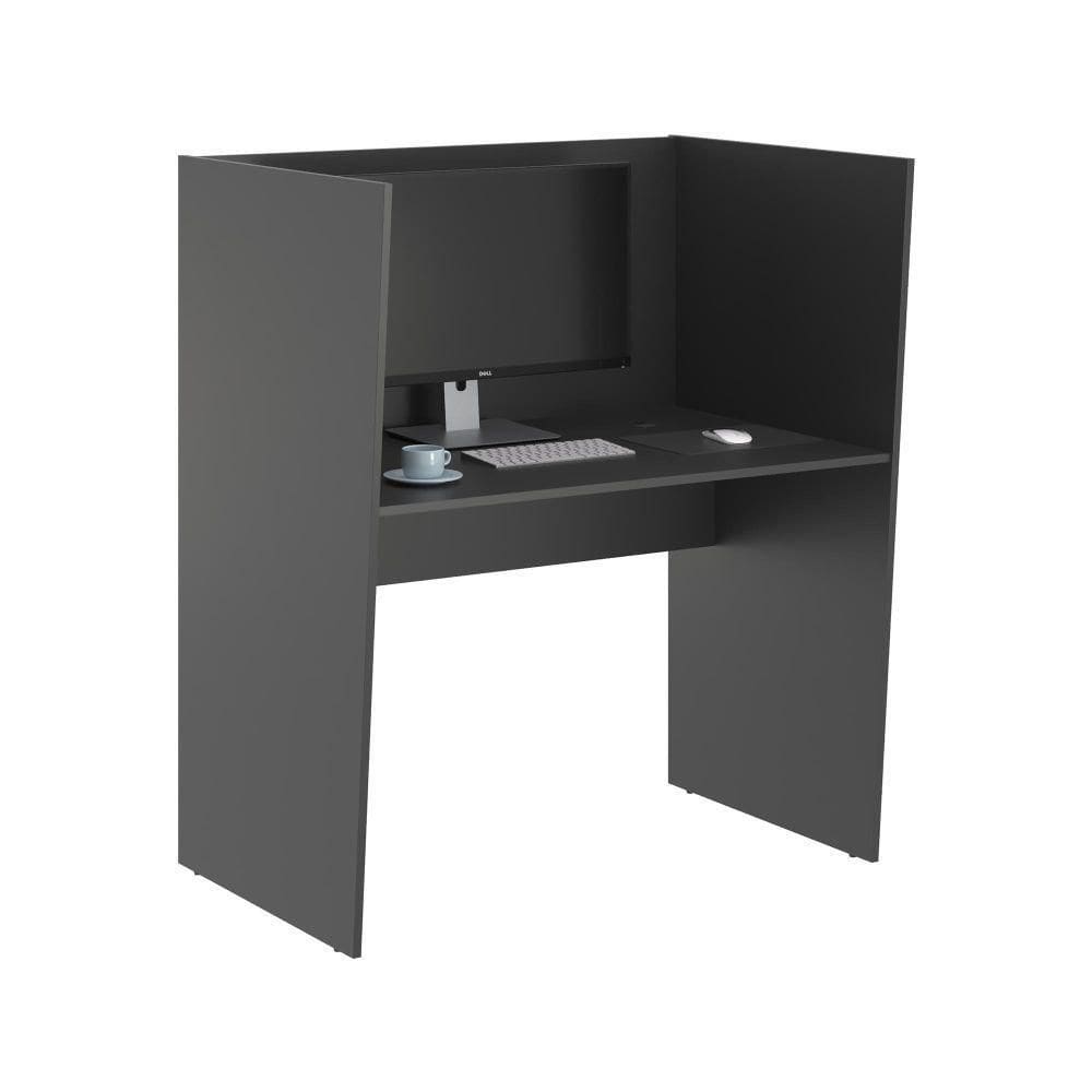 Mesa De Trabalho 1 Lugar Alaska Preto Onix