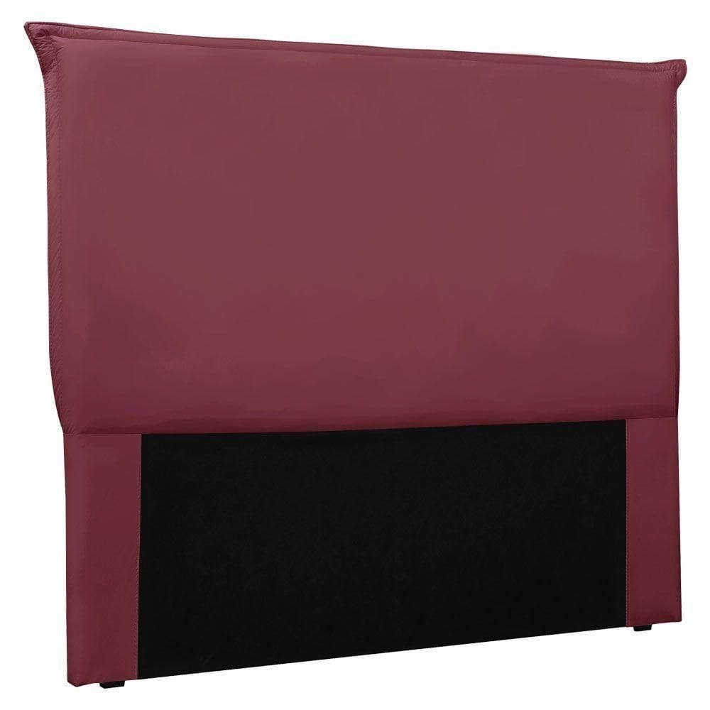 Cabeceira Queen 1,60m Veneza Veludo Vinho