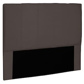 Cabeceira Estofada Cama Box Casal Ravenna 140cm Suede Café