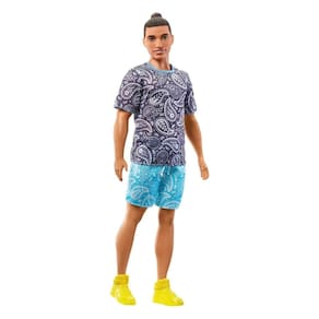 Boneco Ken Fashionista Coque 30Cm Mattel - Hpf80