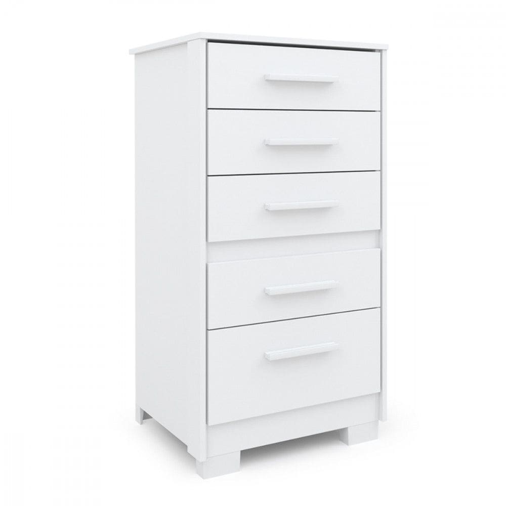 Comoda Gaveteiro Primacy 5 Gavetas Branca Batrol